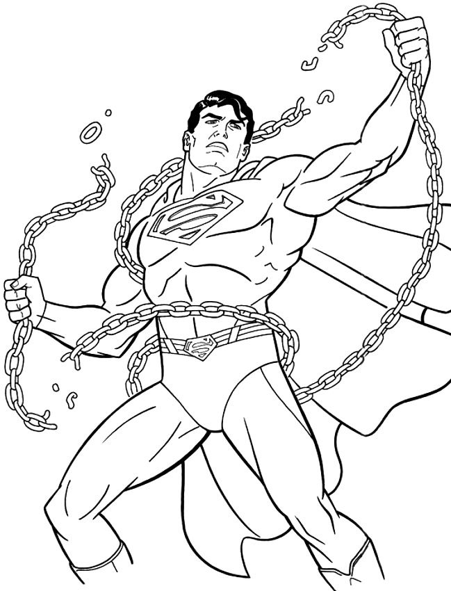 Superman kolorowanki